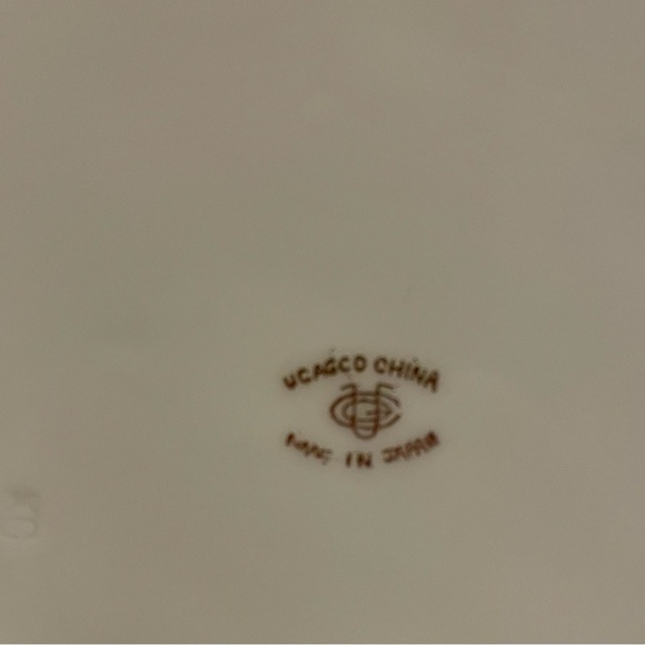 Vintage Ucagco Reticulated Bowl Cherries Japan Excellent - Picture 9 of 9